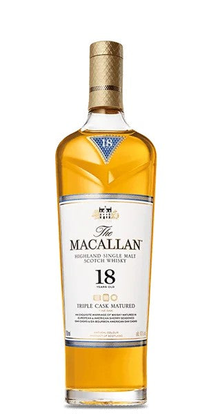 TheMacallanTripleCaskMatured18YearOldSingleMaltScotchWhisky(700mL)
