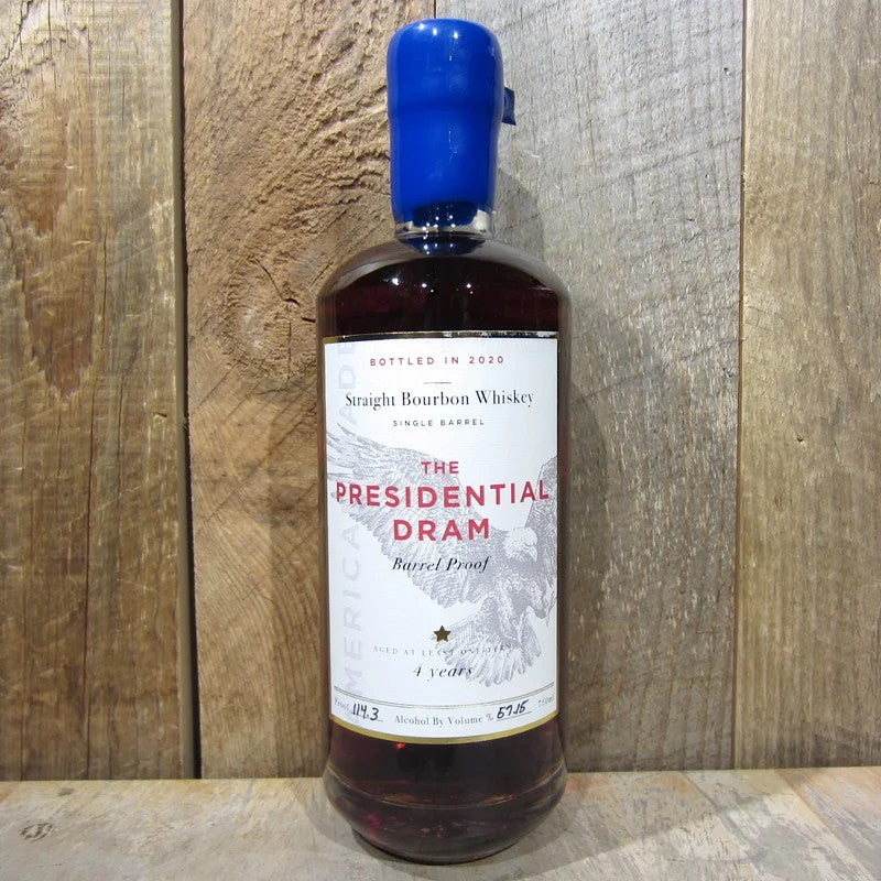 ThePresidentialDramBarrelProof4YearOldBourbon750ml