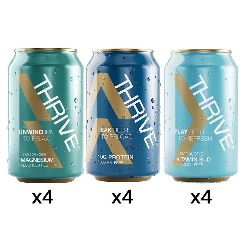 ThriveMixedCase–NonAlcoholicFunctionalBeer12Pack