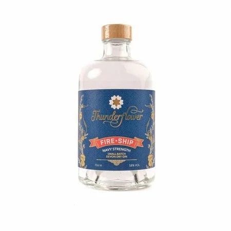 ThunderflowerFireShipNavyStrengthGin(70cl)