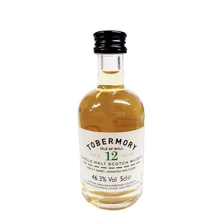 Tobermory12YearOldWhiskyMiniature5cl(46.3%ABV)