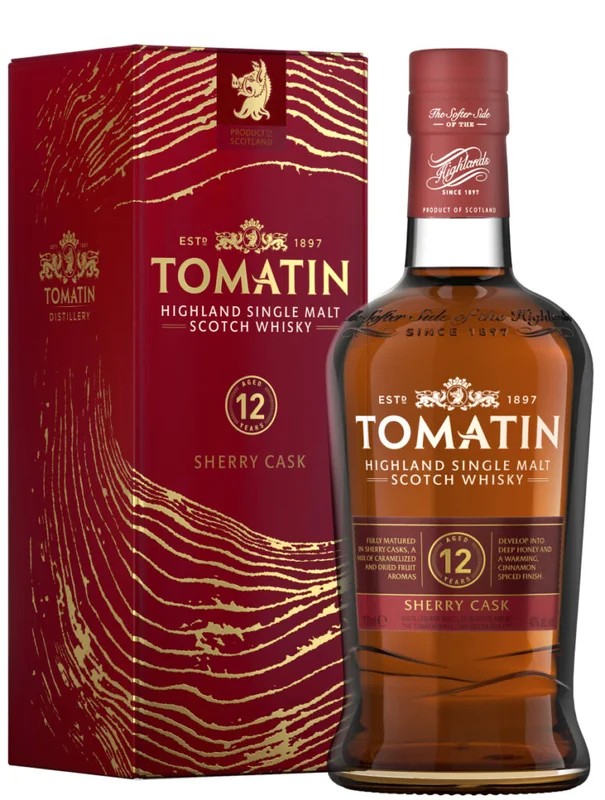 Tomatin12YearsSherryCask70cl.40%