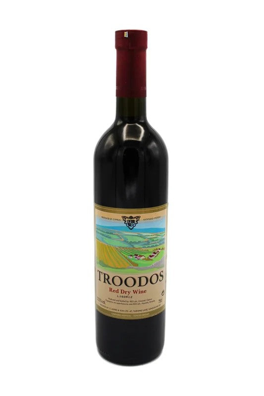 TroodosRedDryWine75cl