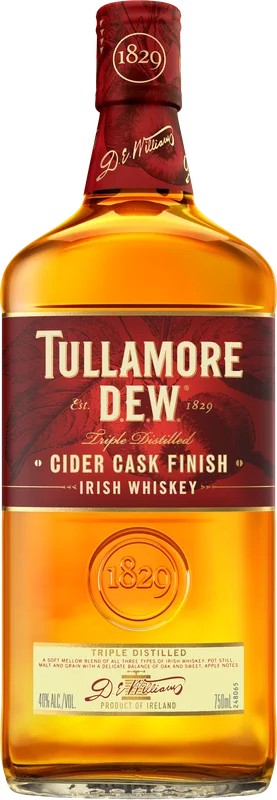 TullamoreD.E.W.CiderCaskFinishIrishWhiskey(500mL)