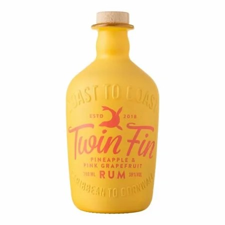TwinFinPineappleandPinkGrapefruitRum38%ABV(70cl)