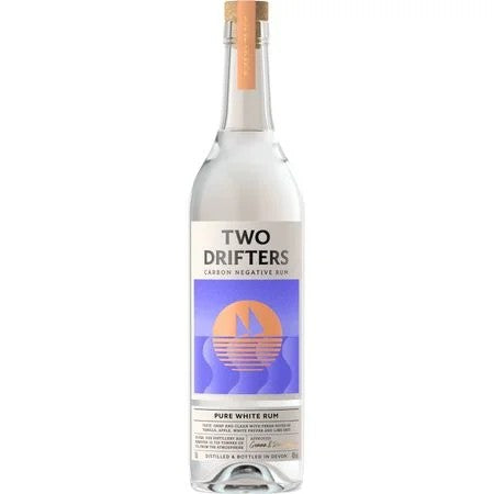 TwoDriftersPureWhiteRum70cl(40%ABV)