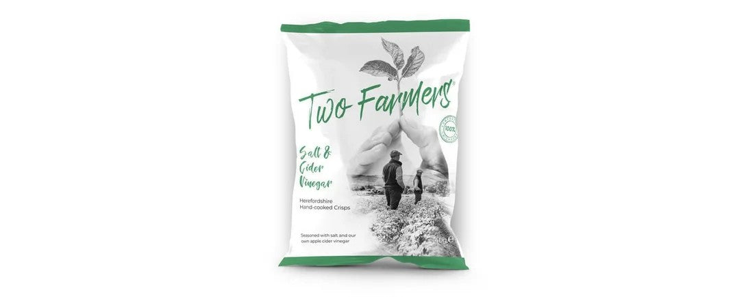 TwoFarmersSalt&CiderVinegarHand-CookedCrisps(40g)