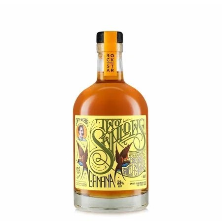 TwoSwallowsBanana&SaltedCaramelSpicedRum50cl(38%ABV)