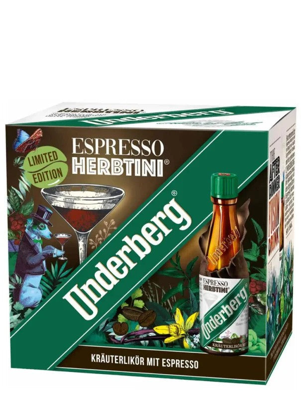 UnderbergEspressoHerbtiniBitter12×2cl.27%