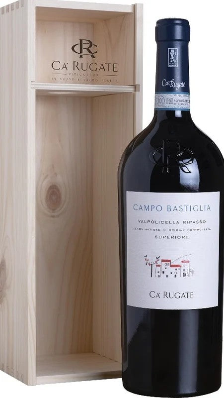 ValpolicellaRipassoSuperioreDOC–CampoBastiglia–Magnum–WoodenCase–CàRugate