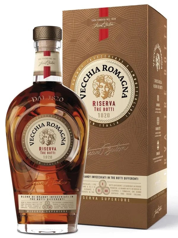 VecchiaRomagnaRiservaTreBotti70cl.40,8%