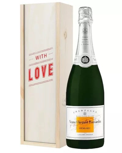 VeuveClicquotDemiSecChampagneValentinesDayGift