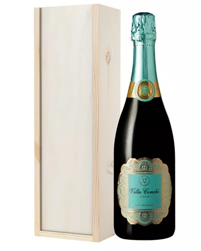 VillaConchiCavaSparklingWineGiftinWoodenBox
