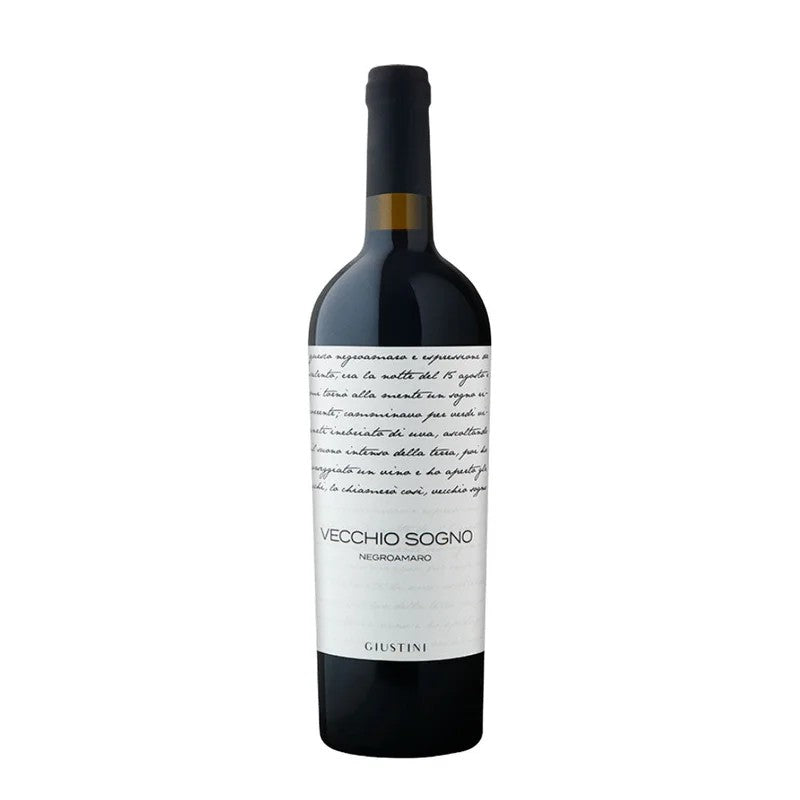 VinoGiustiniVecchioSognoNegroamaroIgpSalentoCl75