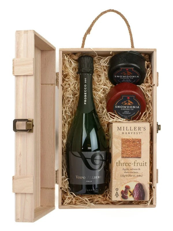 VispoAllegroProsecco,Cheese&CrackersGiftBox