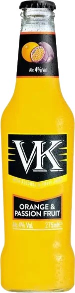 VKOrangeandPassionfruit24x275ml–GlassBottle