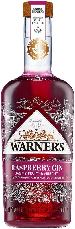WarnersRaspberry&HeadgerowFruitGin