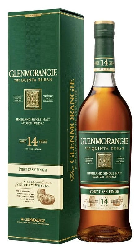 WhiskyGlenmorangieQuintaRuban70cl–Boxed