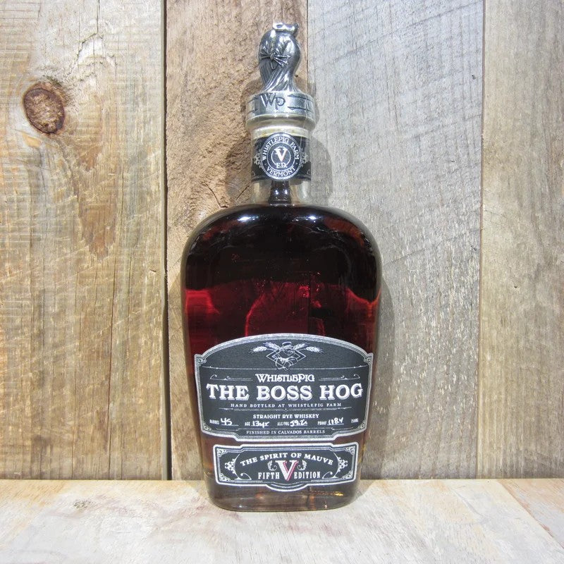 WhistlePigTheBossHogVSpiritofMauveSingleBarrelRye13yr750ml