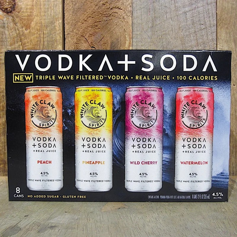 WhiteClawVodkaSodasVarietyPack(8-Pack)