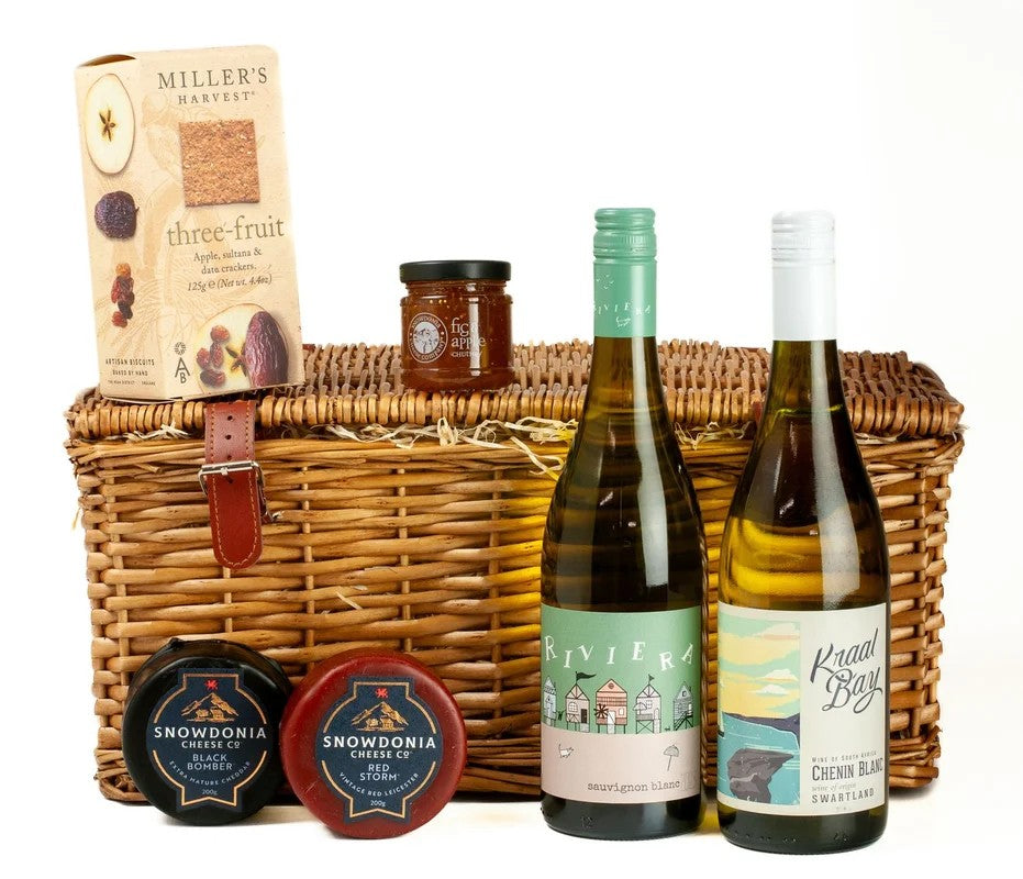 WhiteWineLover,Cheese&NibblesHamper