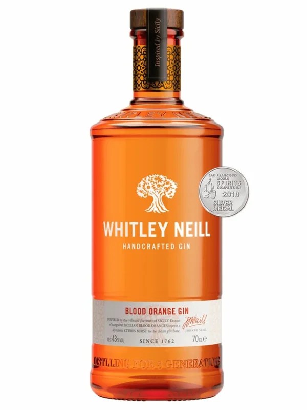 WhitleyNeill–BloodOrangeGin70cl.43%