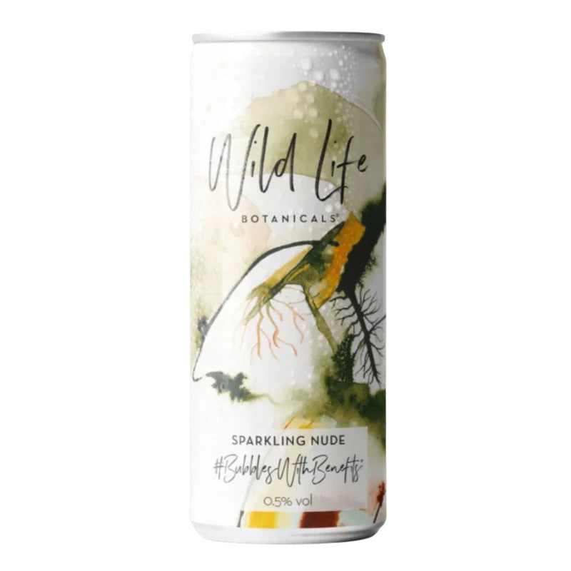 WildLifeBotanicalsNude–NonAlcoholicSparklingWhiteWine(Can)