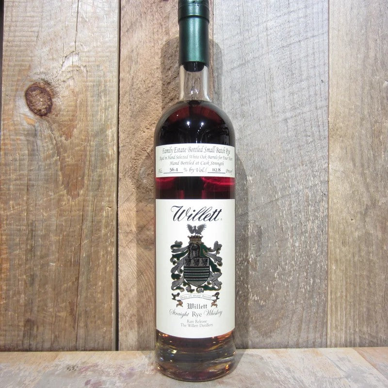 Willett4yrStraightRyeWhiskey112.8Proof750ml