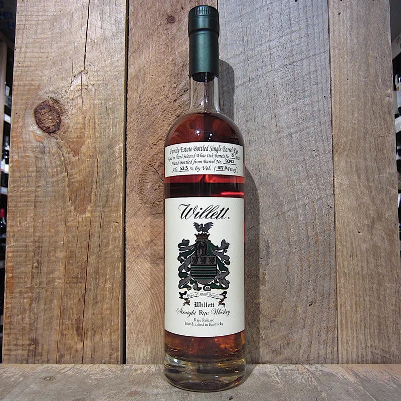 WillettBottledSingleBarrel8yrStraightRyeWhiskey107Proof750ml