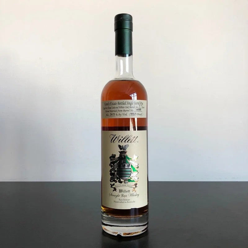 WillettFamilyEstateBottledSingle-Barrel7YearOldStraightRyeWhiskey,Kentucky,USA