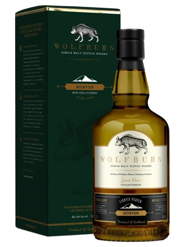 Wolfburn–MorvenLightlyPeated70cl.46%