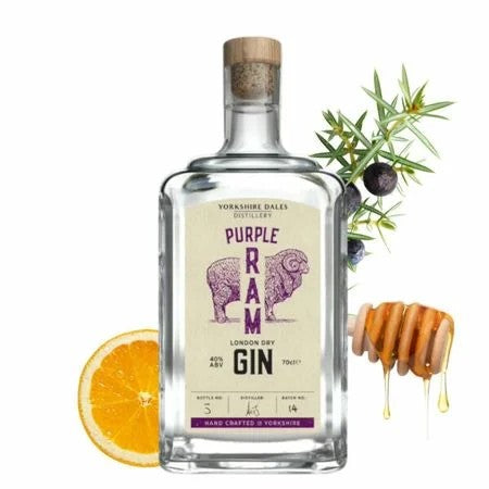 YorkshireDalesPurpleRamLondonDryGin70cl(40%ABV)